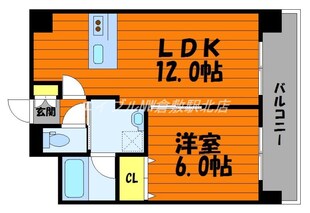 リーブル老松町の物件間取画像